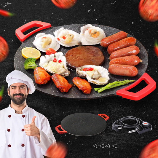Elektrisk non-stick røykfri bakepanne🍳