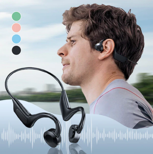 Hodetelefoner med åpent øre og beinledning