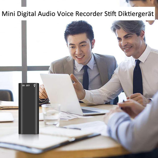 🔥 Mini Voice Recorder – Smart lydopptak, kompakt og enkel å bruke, lang batterilevetid 🔋