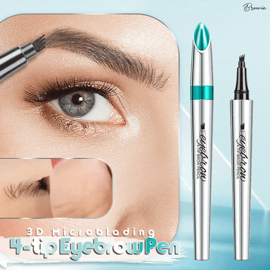 🔥3D vanntett Microblading øyenbrynsblyant 4 gaffelspisser Tattoo Pencil