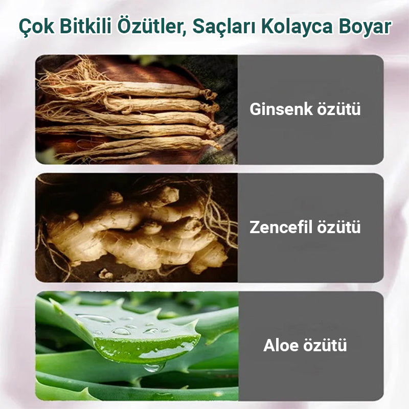 Botanik Kabarcıklı Saç Boyası