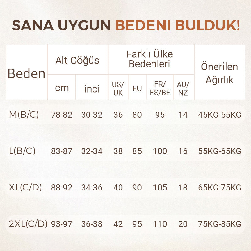 Lifting Sarkma Karşıtı Telsiz Toparlayıcı Sütyen