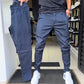 👖Herre slim fit fritidsbukser i ensfargede farger