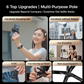 🏆 Hot sale 50% OFF✨4-in-1 Multifunksjonell magnetisk selfiestang med 360° rotasjon