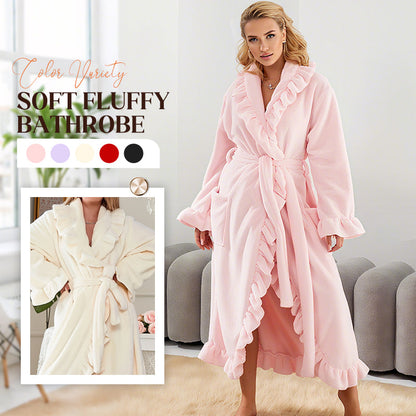 🔥✨Soft Fluffy badekåpe 🧖♀️ - Hudvennlig stoff, koselig og varmt, perfekt for etter badet!
