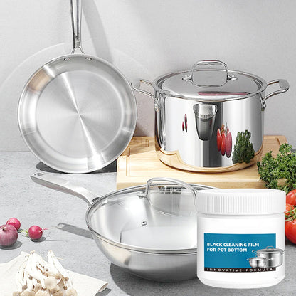 Kraftig pasta for fjerning av brente rester for kokekar