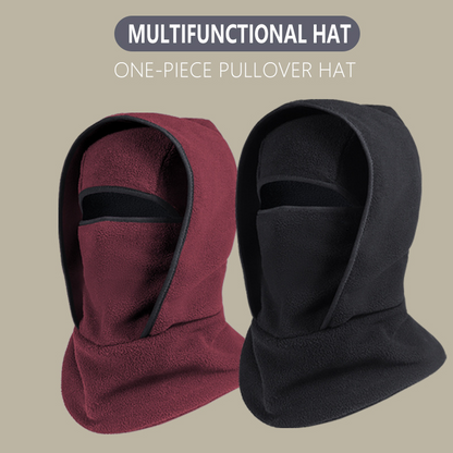 🖤Spesialtilbud🖤 3-i-1 unisex varm lue med nakkebånd og maske
