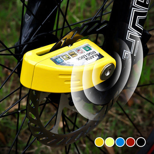 Antityverialarm for motorsykler og sykler med skivelås