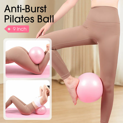 🤸‍♀️ 50 % RABATT! ⚽ 9-tommers pilatesball – punkteringssikker, inkludert pumpe og ideell for trening 📦💪