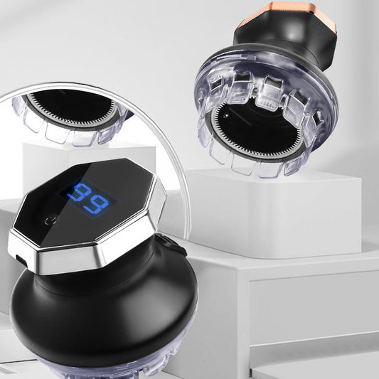 Sirkulær elektrisk hårklipper med LED-display