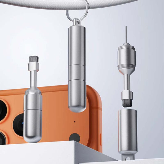 🔥2-i-1-børste for rengjøring av hodetelefoner og nål for å ta ut SIM-kortet