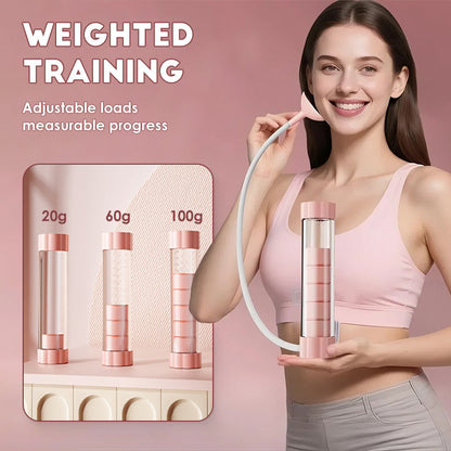 Bærbar pustetrener for magedyp pust