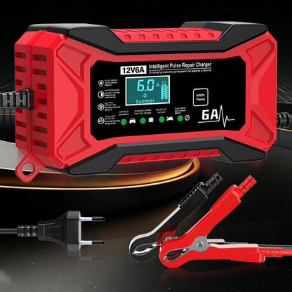 ⚡50 % RABATT NÅ! 🎉⚡Bærbar smart bilbatterilader