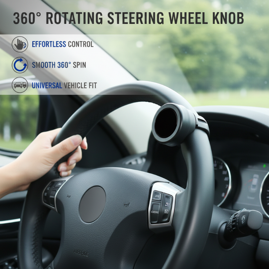 360° Rotating Steering Wheel Knob