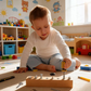 📢📢50 % RABATT !! ⏰Montessori tre skrutrekkerbrett leketøy
