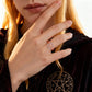 📢📢50 %  AVSLAG !! ⏰Elegant 2-farget ring med keltisk knute og zirkon