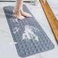 💎 50 % RABATT! 💎 40«x16» sklisikker badematte med sugekopper – full dekning, rask drenering og myk PVC-komfort 💦🛁