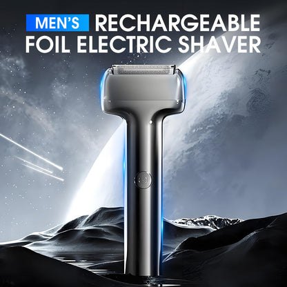 💎 50 % RABATT! 💎 Oppladbar elektrisk barbermaskin for menn – 3D-vippbart hode, IPX6 vanntett og USB-C hurtiglading ⚡🪒