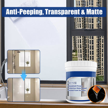 Vannbasert frostet maling for glass med personvern for hjemmebruk