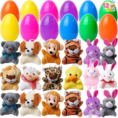 🐣🐰Ferdigfylte påskeegg, fylt med plysjdyrleker